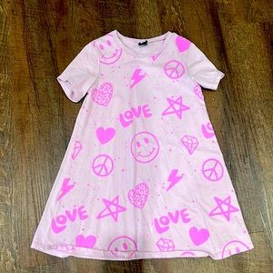 Pixie Lane Peace Love Lavender dress Size 7